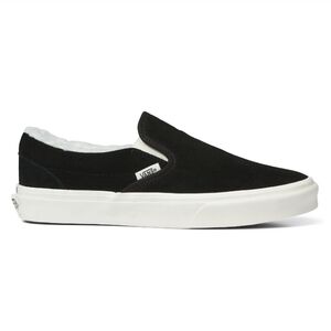 Vans Men’s Classic Slip-On Cozy Hug Black Sneakers
